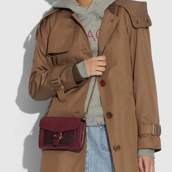 C4203 - Coach Tabby Chain Clutch in Colorblock with Snakeskin Detail - Picture 13 of 13